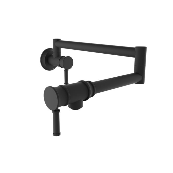 BARIL VILLA CUI-4230-00L Single-hole wall-mounted pot filler with two handles