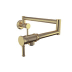 BARIL VILLA CUI-4230-00L Single-hole wall-mounted pot filler with two handles