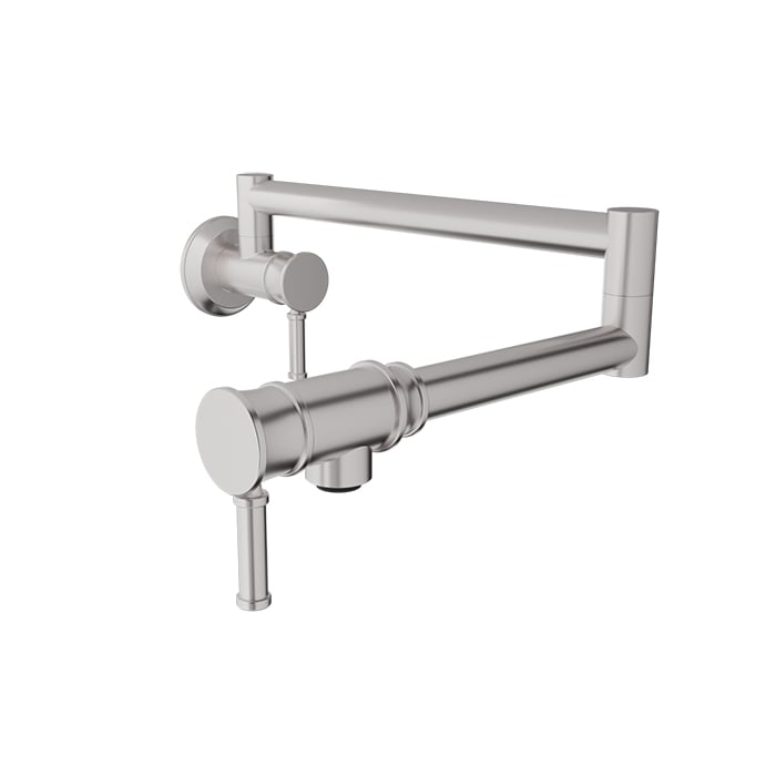 BARIL VILLA CUI-4230-00L Single-hole wall-mounted pot filler with two handles
