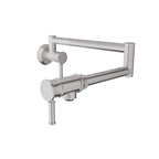 BARIL VILLA CUI-4230-00L Single-hole wall-mounted pot filler with two handles