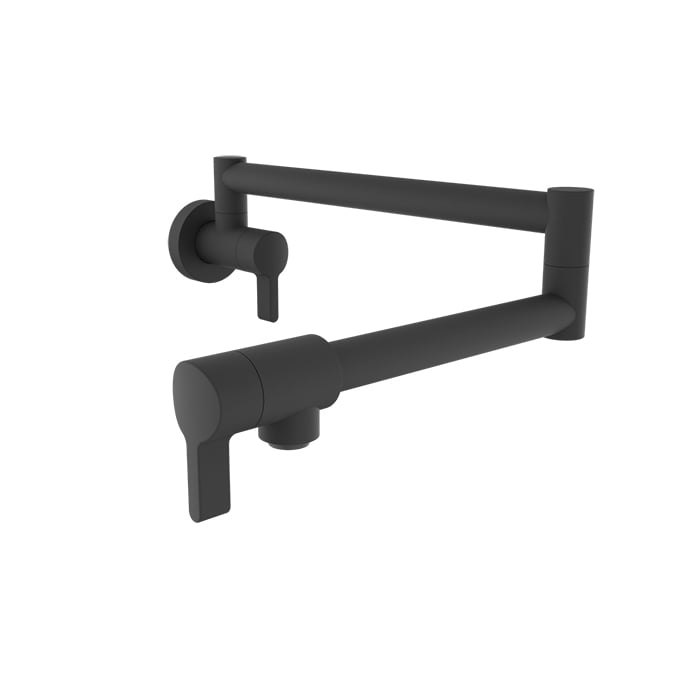 BARIL VISION CUI-4292-00L Single-hole wall-mounted pot filler with two handles