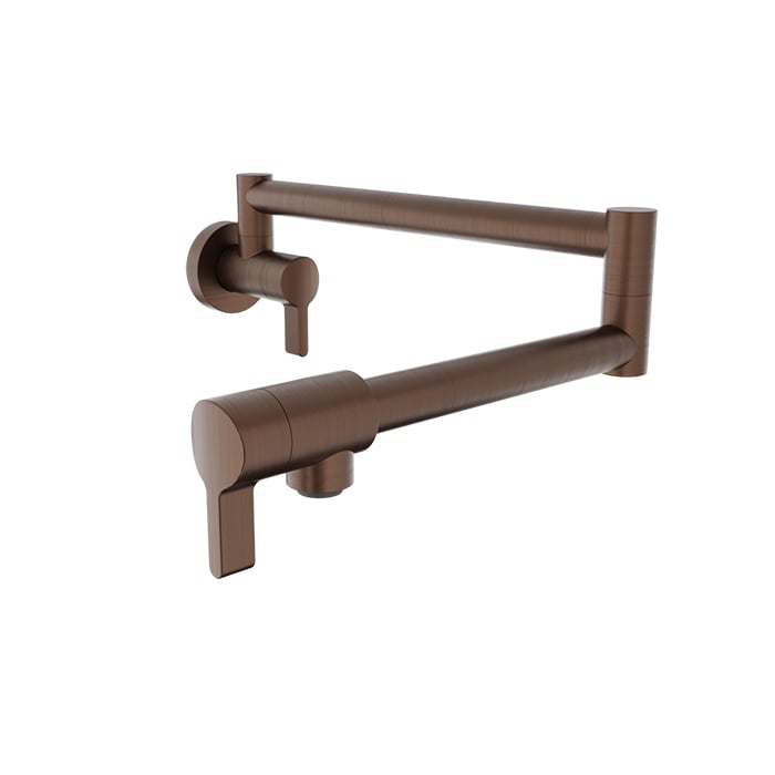 BARIL VISION CUI-4292-00L Single-hole wall-mounted pot filler with two handles