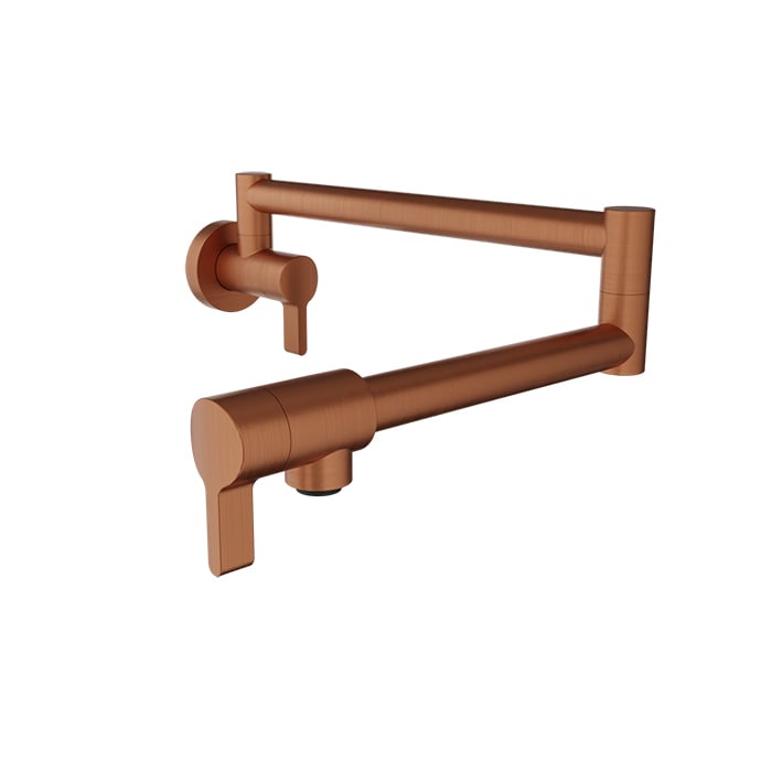 BARIL VISION CUI-4292-00L Single-hole wall-mounted pot filler with two handles