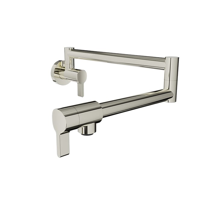 BARIL VISION CUI-4292-00L Single-hole wall-mounted pot filler with two handles