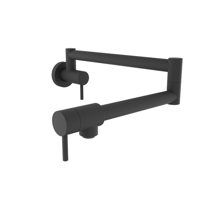 BARIL UNICK CUI-4295-00L Single-hole wall-mounted pot filler with two handles