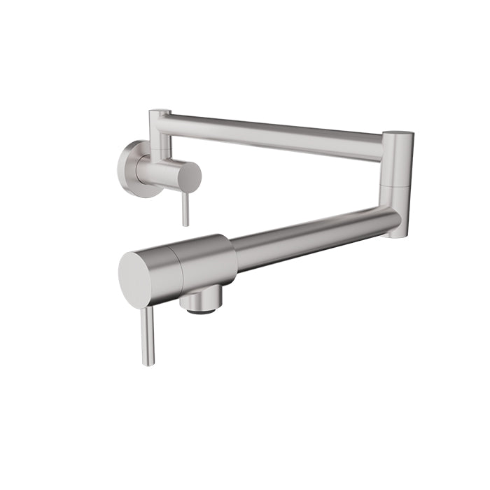 BARIL CUI-4295-00L Single Hole Wall-Mounted Pot Filler With Two Handles