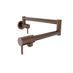 BARIL UNICK CUI-4295-00L Single-hole wall-mounted pot filler with two handles