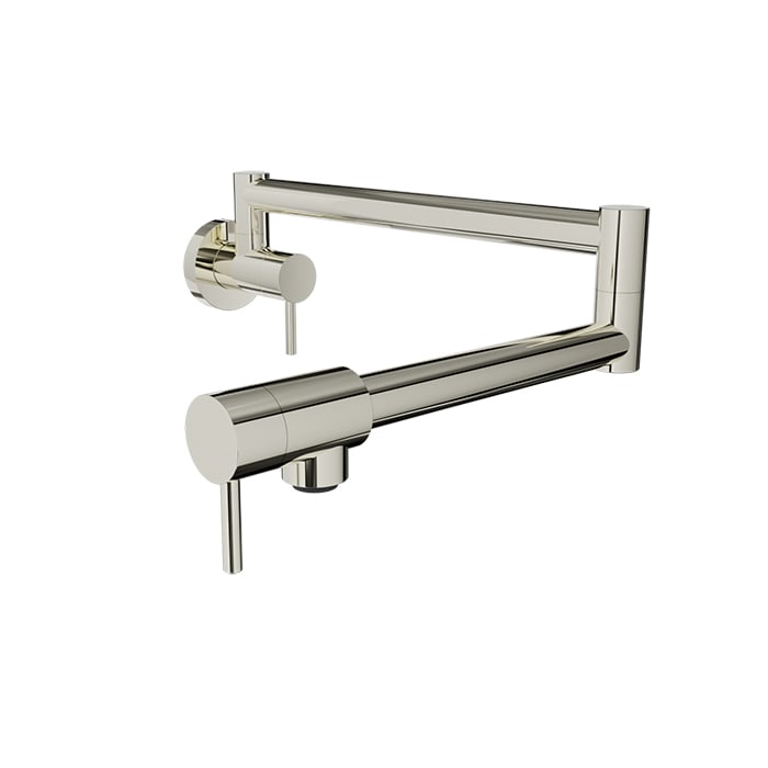 BARIL UNICK CUI-4295-00L Single-hole wall-mounted pot filler with two handles