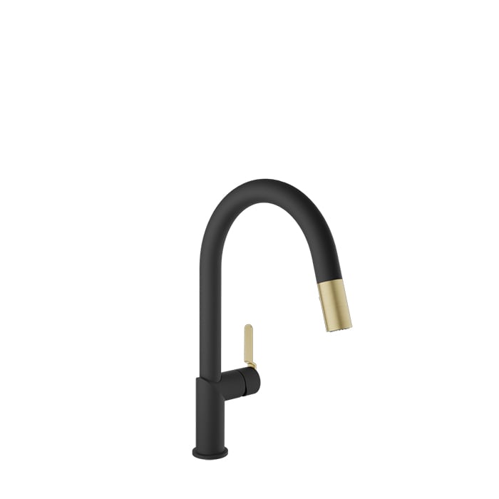 BARIL Vision CUI-9249-32L Single-Hole Kitchen Faucet With 2-Function Pull-Down Spray