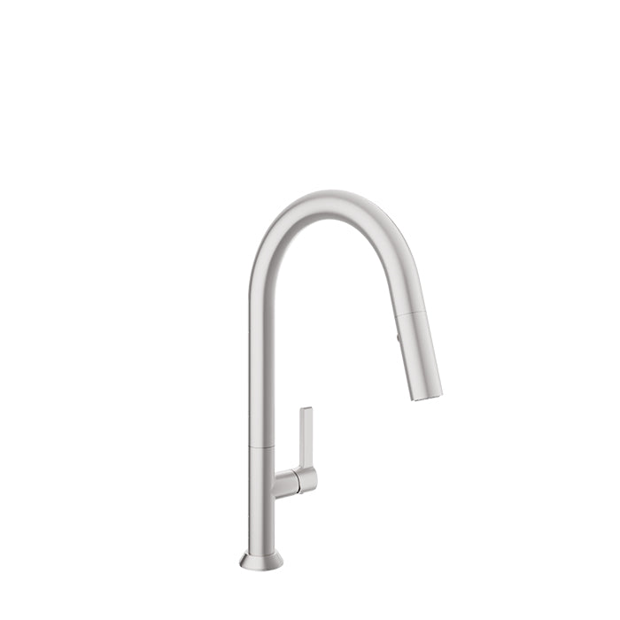 BARIL CUI-9340-02L High Single Hole Kitchen Faucet With 2-Function Pull-Down Spray