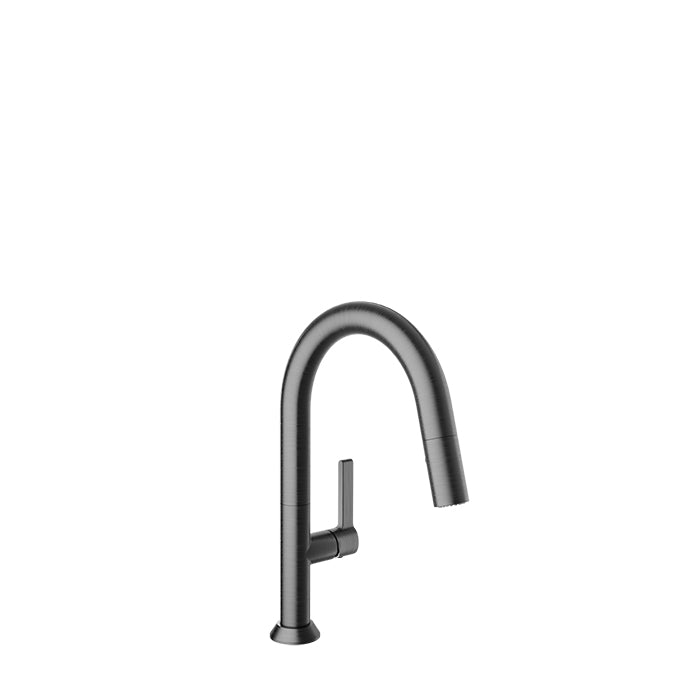 BARIL CUI-9345-02L Single Hole Bar / Prep Kitchen Faucet With 2-Function Pull-Down Spray