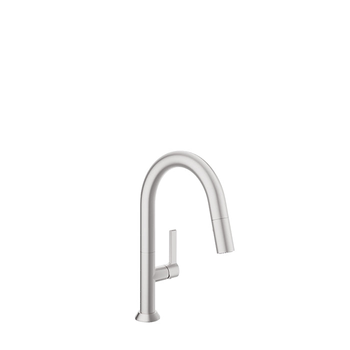 BARIL CUI-9345-02L Single Hole Bar / Prep Kitchen Faucet With 2-Function Pull-Down Spray