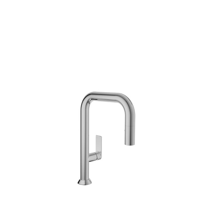 BARIL TUBE CUI-9352-02L Single-hole bar / prep kitchen faucet with 2-function pull-down spray