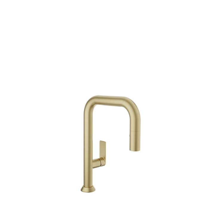 BARIL TUBE CUI-9352-02L Single-hole bar / prep kitchen faucet with 2-function pull-down spray