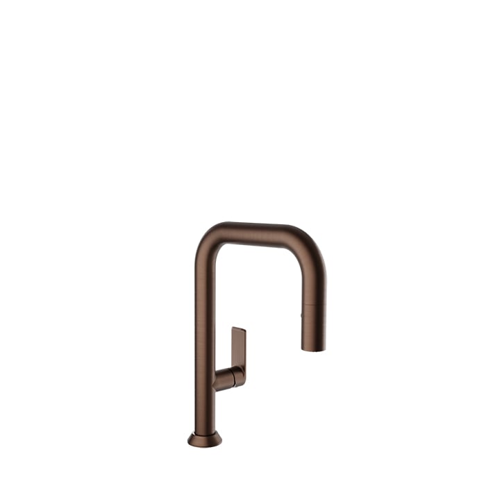 BARIL TUBE CUI-9352-02L Single-hole bar / prep kitchen faucet with 2-function pull-down spray