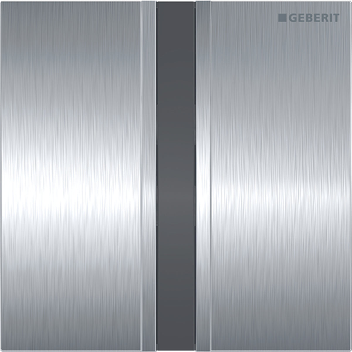GEBERIT 116.036.Gh.1 Urinal Flush Control With Electronic Flush Actuation, Battery Operation, Cover Plate Type 50 Main image