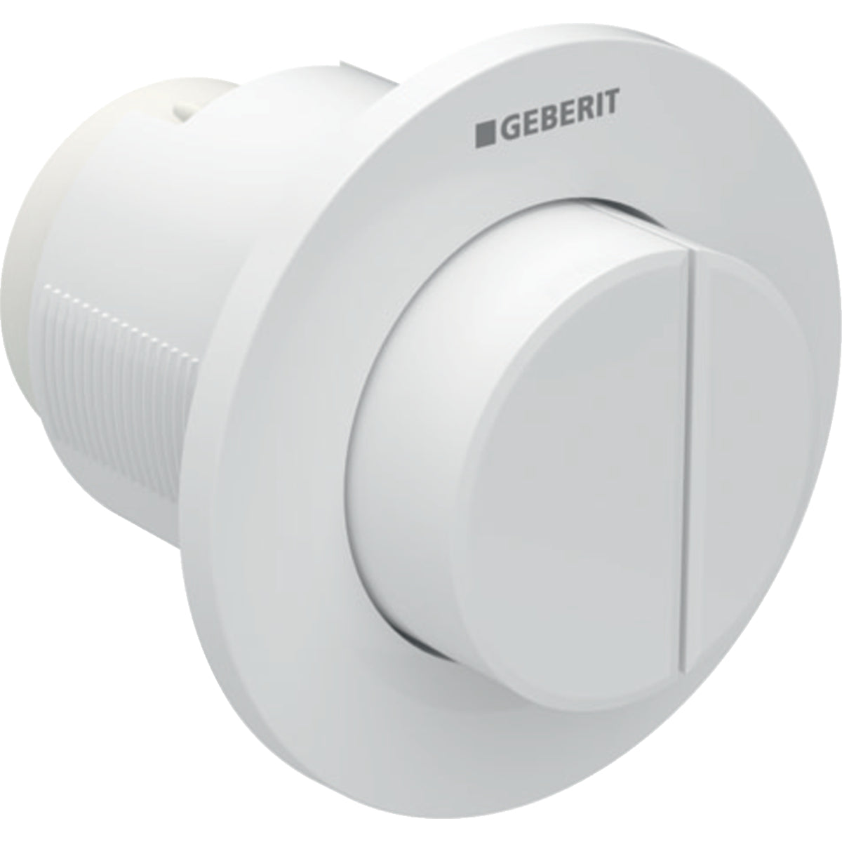 GEBERIT 116.045.11.1 Remote Flush Actuation Type 01, Pneumatic, For Dual Flush, For Sigma Concealed Cistern 8 Cm, Concealed Actuator, Protruding Main image