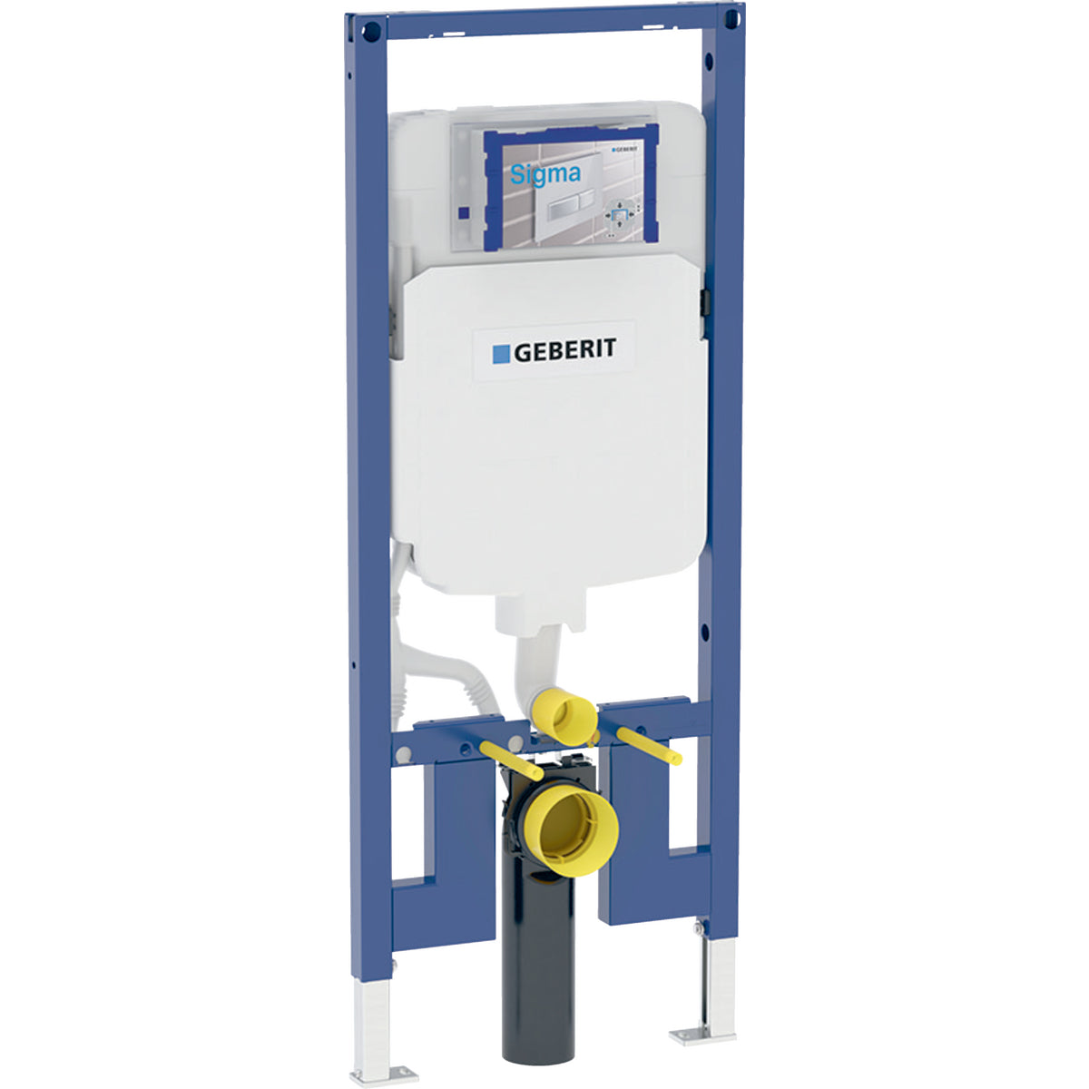 GEBERIT 111.798.00.1 Duofix Element For Wall-Hung Wc, 120 Cm, With Sigma Concealed Cistern 8 Cm, For Wood Frame Wall Main image