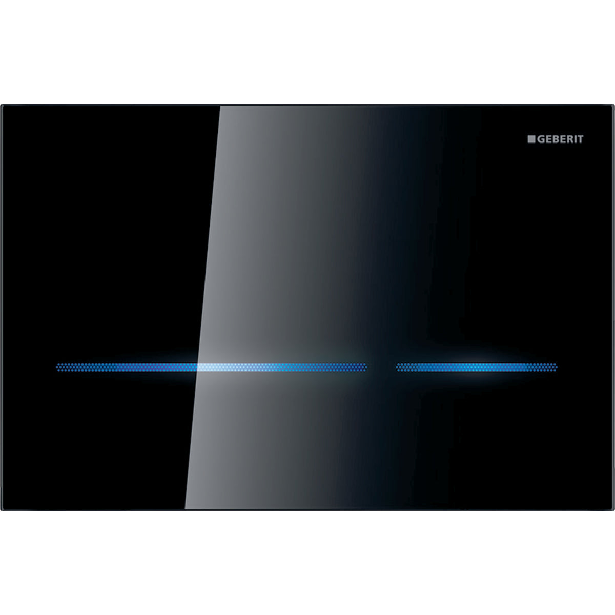 GEBERIT 116.090.Sg.1 Wc Flush Control With Electronic Flush Actuation, Mains Operation, Dual Flush, Actuator Plate Sigma80, Touchless Main image
