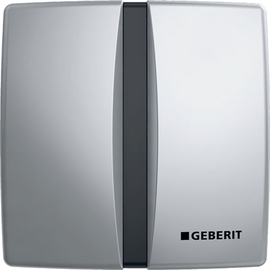 GEBERIT 115.804.46.5 Urinal Flush Control With Electronic Flush Actuation, Battery Operation, Actuator Plate Made Of Die-Cast Zinc, Basic