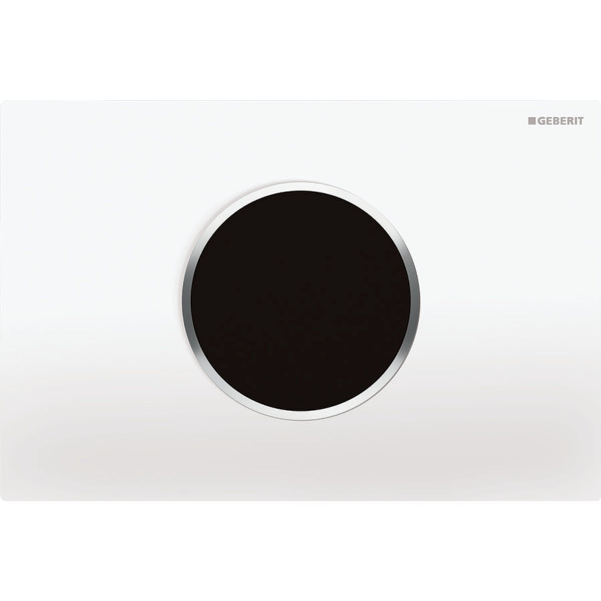 GEBERIT Cr115-7Kh1 Wc Flush Control With Electronic Flush Actuation, Mains Operation, Dual Flush, Actuator Plate Sigma10, Automatic/Touchless