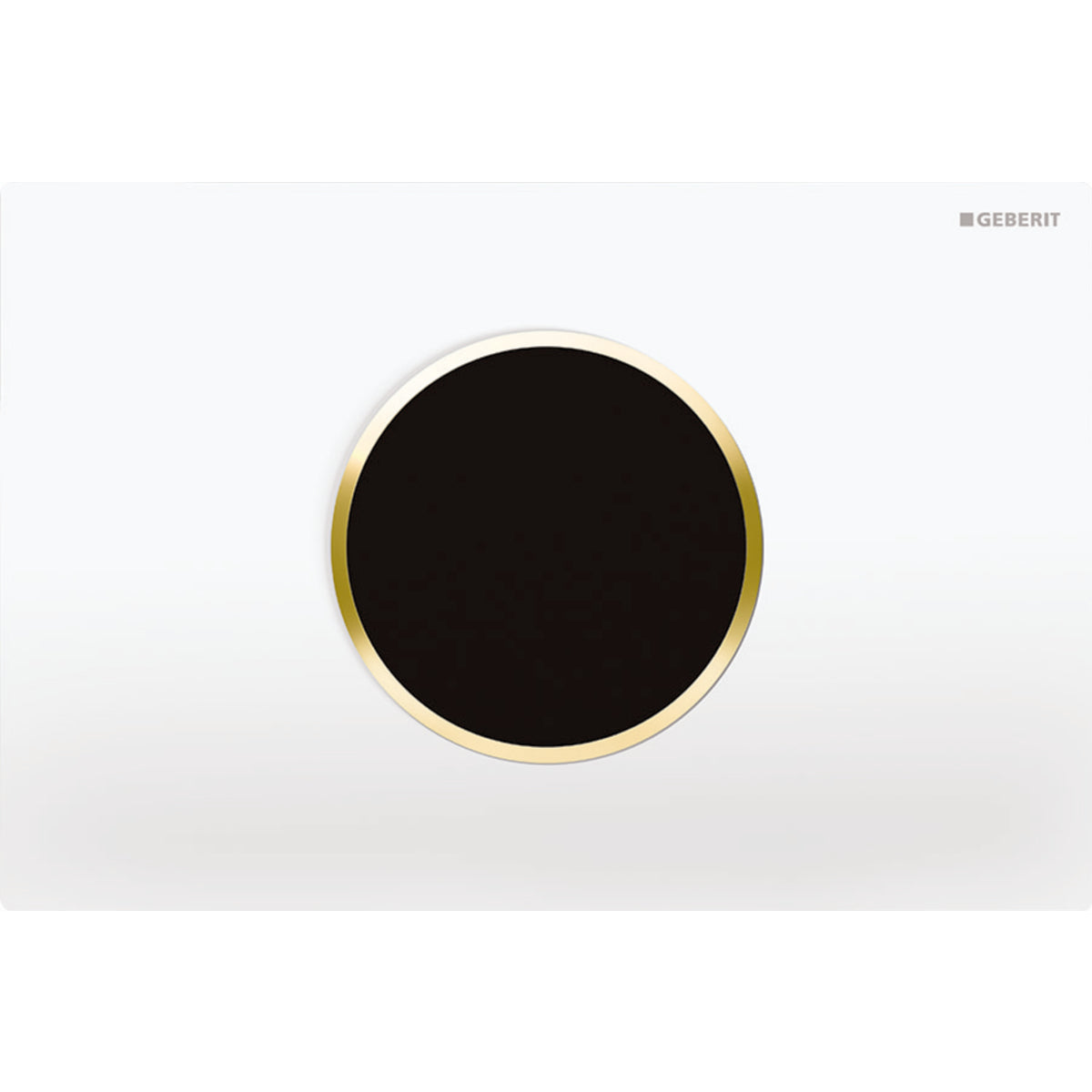 GEBERIT 115.907.Kh.6 Wc Flush Control With Electronic Flush Actuation, Mains Operation, Dual Flush, Sigma10 Actuator Plate, Automatic/Touchless