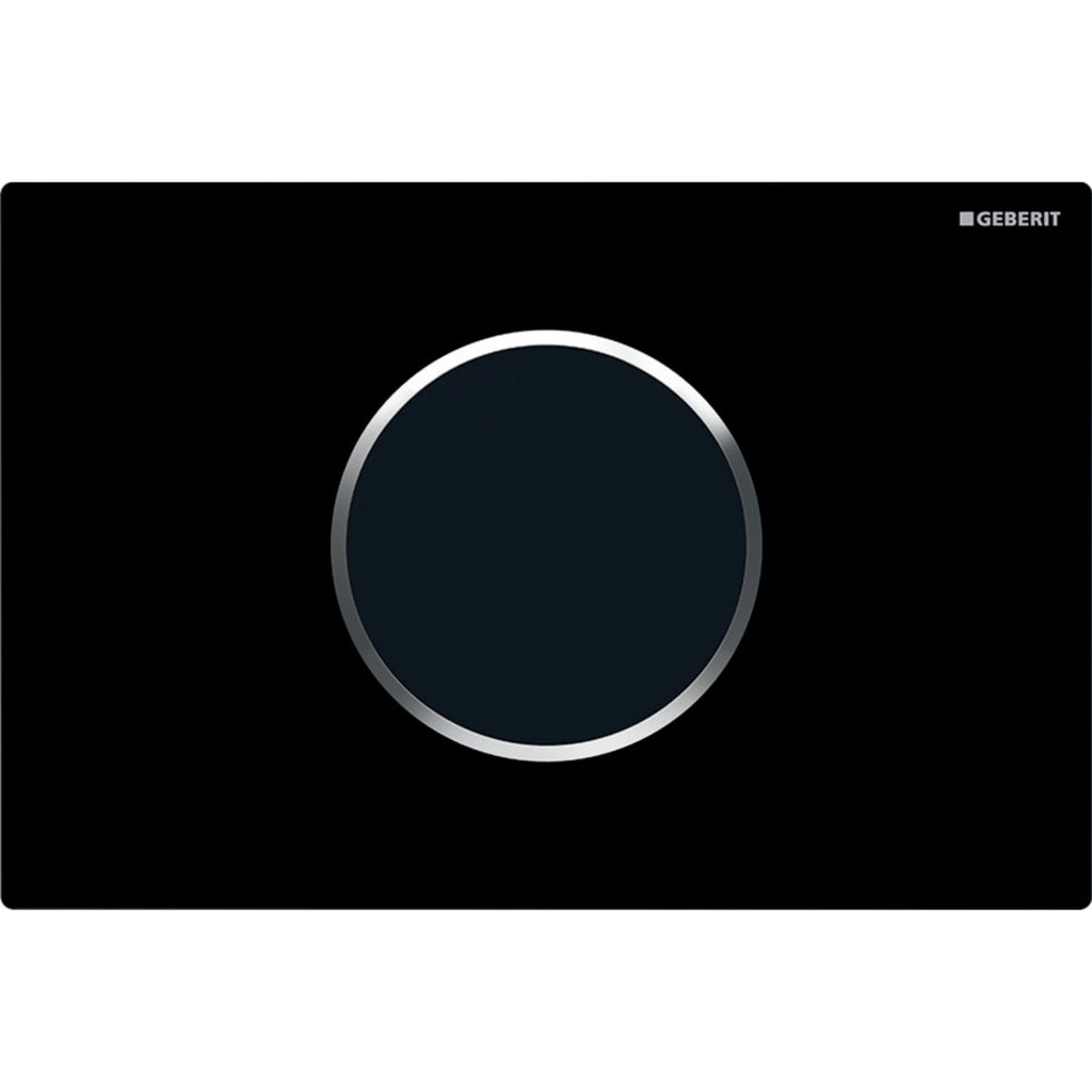GEBERIT Cr115-7Kh1 Wc Flush Control With Electronic Flush Actuation, Mains Operation, Dual Flush, Actuator Plate Sigma10, Automatic/Touchless
