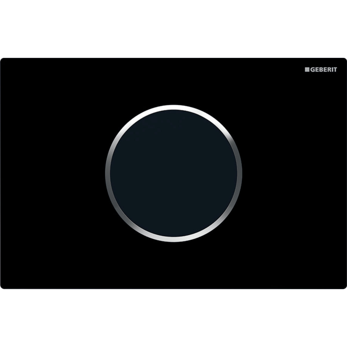 GEBERIT 115.907.Kh.6 Wc Flush Control With Electronic Flush Actuation, Mains Operation, Dual Flush, Sigma10 Actuator Plate, Automatic/Touchless