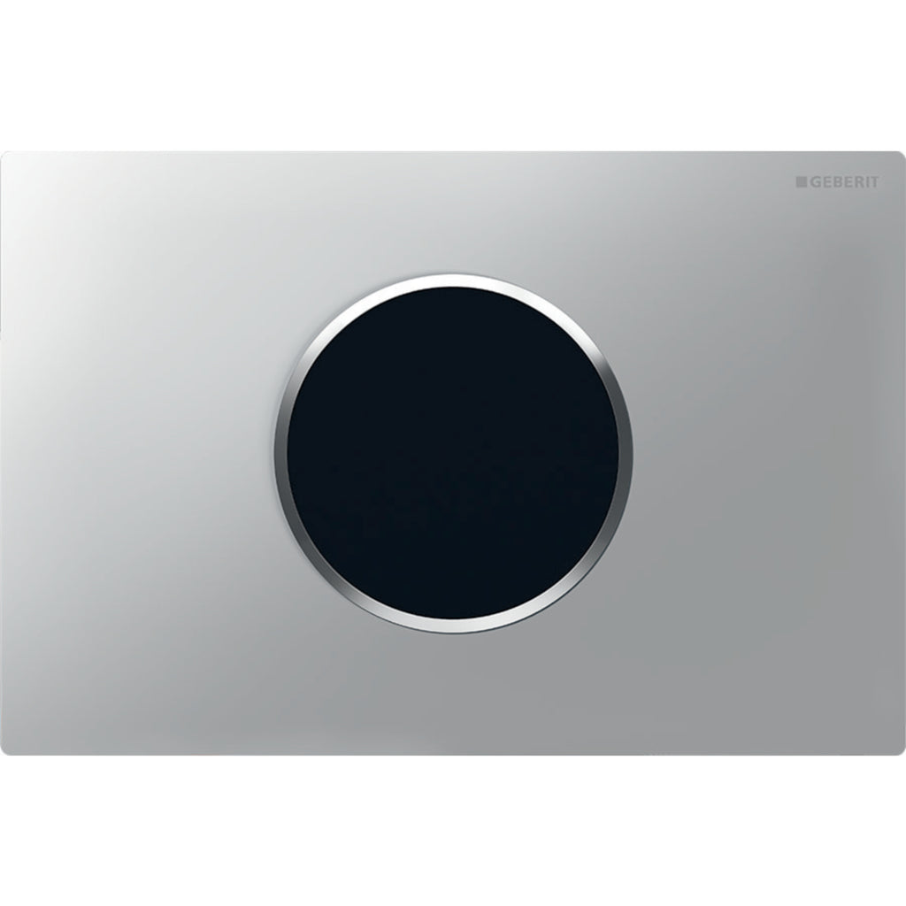 GEBERIT 115.907.Kh.1 Wc Flush Control With Electronic Flush Actuation, Mains Operation, Dual Flush, Actuator Plate Sigma10, Automatic/Touchless