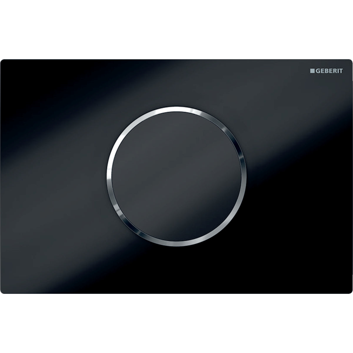 GEBERIT 115.908.Kh.1 Wc Flush Control With Electronic Flush Actuation, Battery Operation, Dual Flush, Actuator Plate Sigma10, Automatic/Touchless