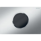 GEBERIT 115.908.Kh.1 Wc Flush Control With Electronic Flush Actuation, Battery Operation, Dual Flush, Actuator Plate Sigma10, Automatic/Touchless