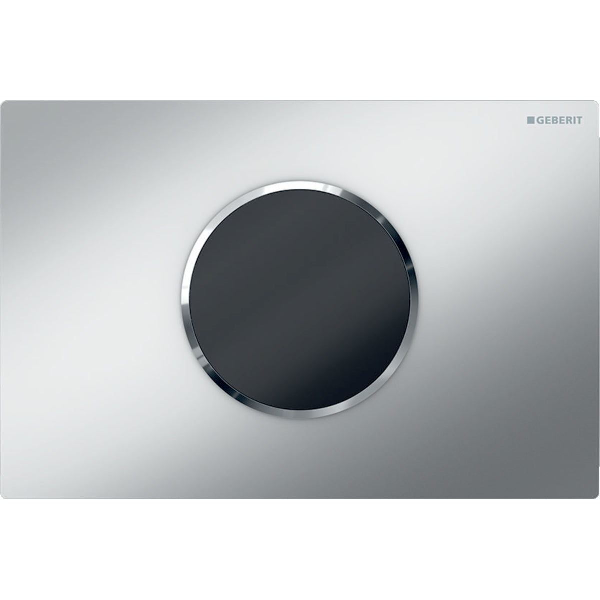 GEBERIT 115.908.Kh.1 Wc Flush Control With Electronic Flush Actuation, Battery Operation, Dual Flush, Actuator Plate Sigma10, Automatic/Touchless