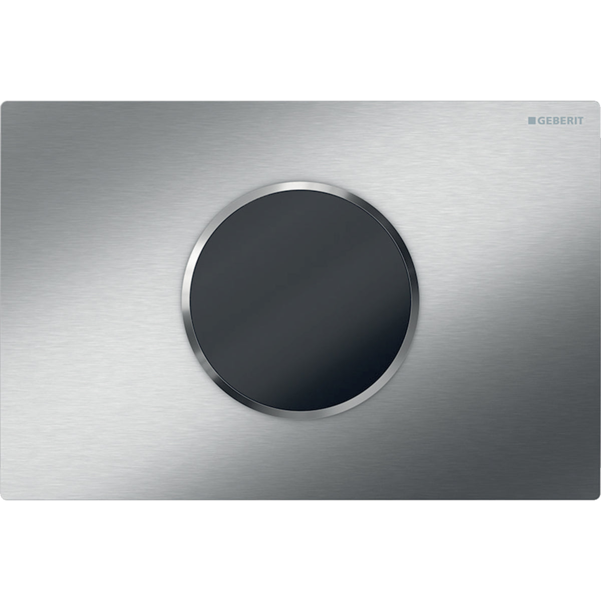 GEBERIT 115.908.Kh.6 Wc Flush Control With Electronic Flush Actuation, Battery Operation, Dual Flush, Sigma10 Actuator Plate, Automatic/Touchless