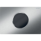 GEBERIT 115.908.Kh.1 Wc Flush Control With Electronic Flush Actuation, Battery Operation, Dual Flush, Actuator Plate Sigma10, Automatic/Touchless