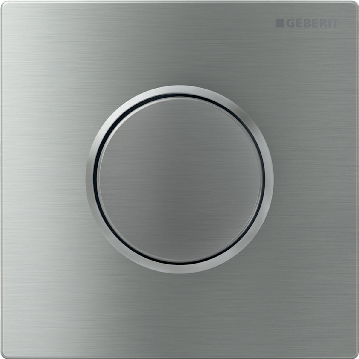 GEBERIT 116.015.Sn.1 Urinal Flush Control With Pneumatic Flush Actuation, Actuator Plate Type 10 Main image