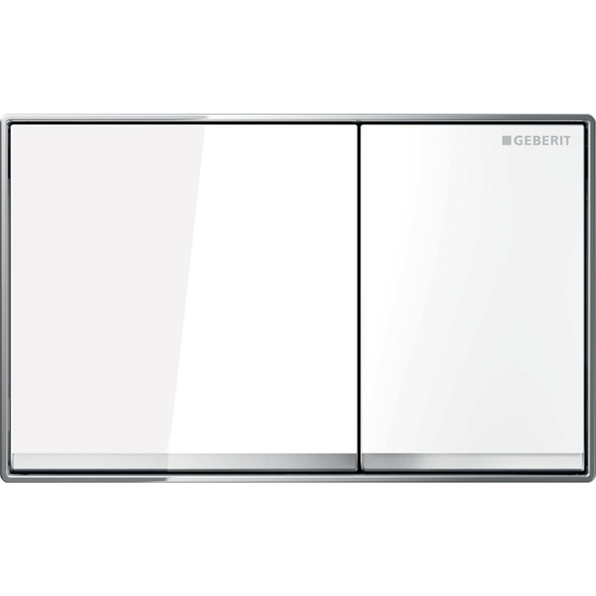 GEBERIT 115.081.Gh.1 Actuator Plate Omega60 For Dual Flush, Surface-Even