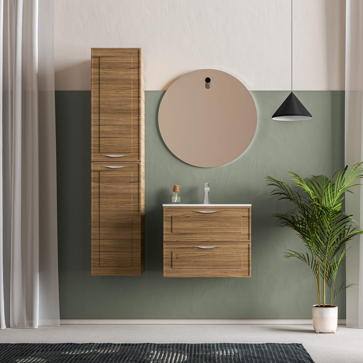 STONETOUCH DEV24 Deville Wall Mounted Vanity 24"