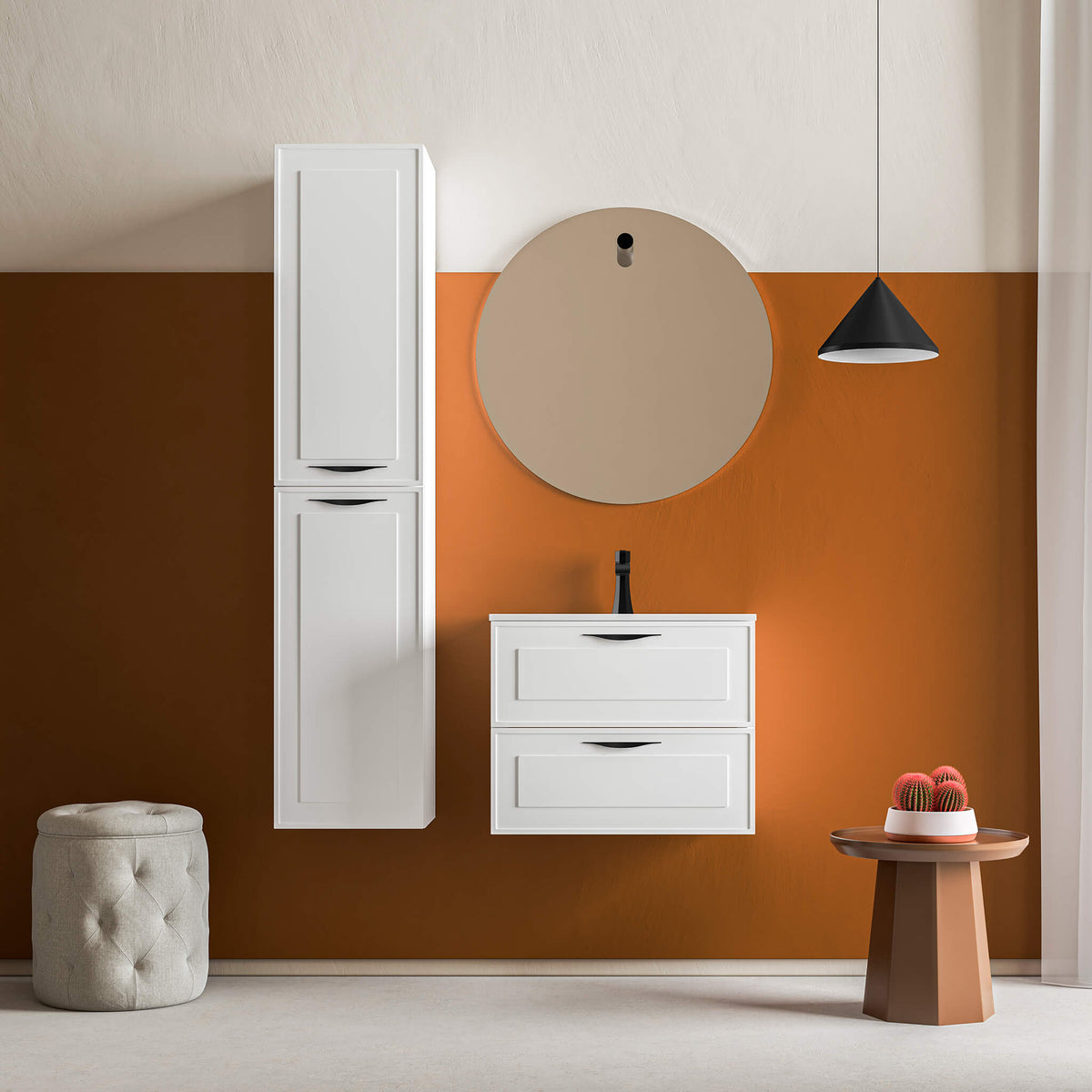 STONETOUCH DEV24 Deville Wall Mounted Vanity 24" Main image