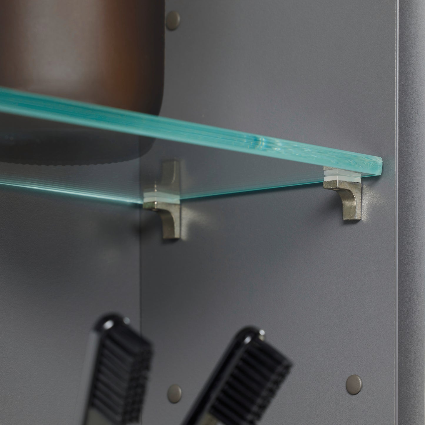 DURAVIT LC7553000006010 L-Cube Medicine Cabinet Aluminum