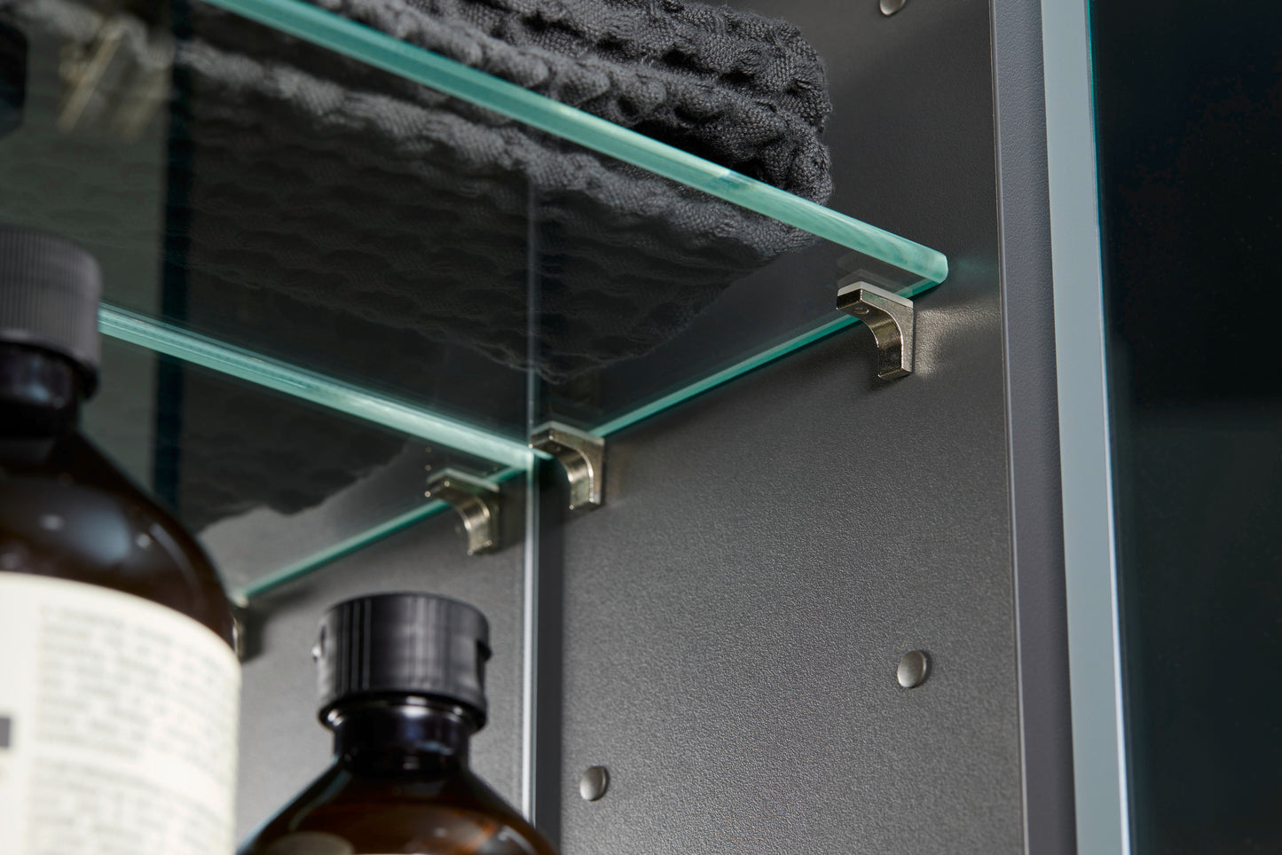 DURAVIT LC7553000006010 L-Cube Medicine Cabinet Aluminum