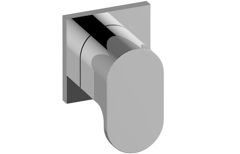 GRAFF Ametis  G-8098-LM44E1-T Square M-Series Stop/Volume Control Valve Trim with Handle Main image