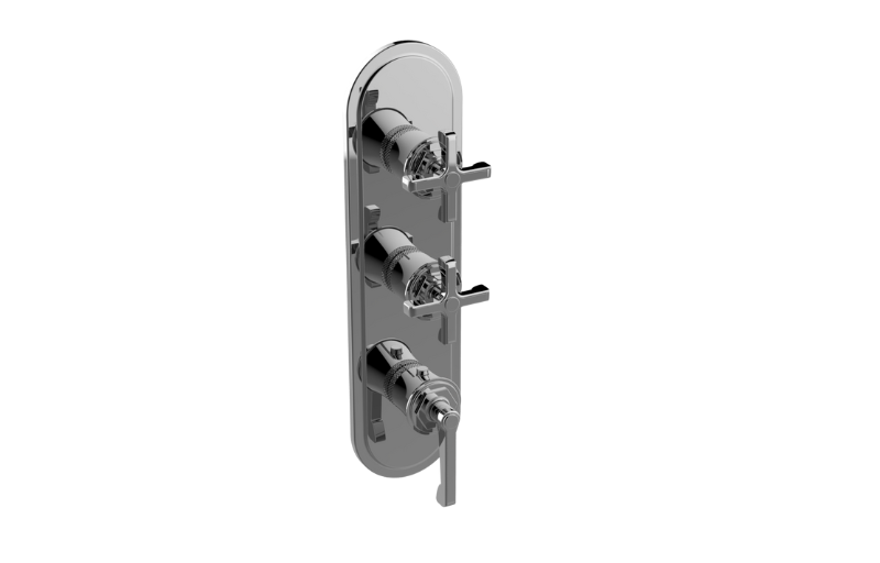GRAFF Vignola G-8187-LM60C20-T Traditional M-Series Valve Trim with Three Handles