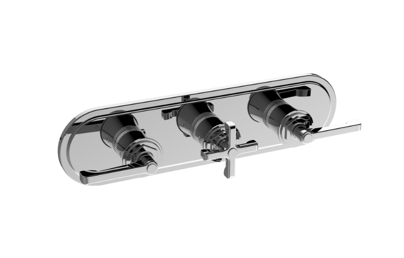 GRAFF Vignola G-8187HH-ALM60C20-T Traditional M-Series Valve Trim with Three Handles (Horizontal Orientation) Main image