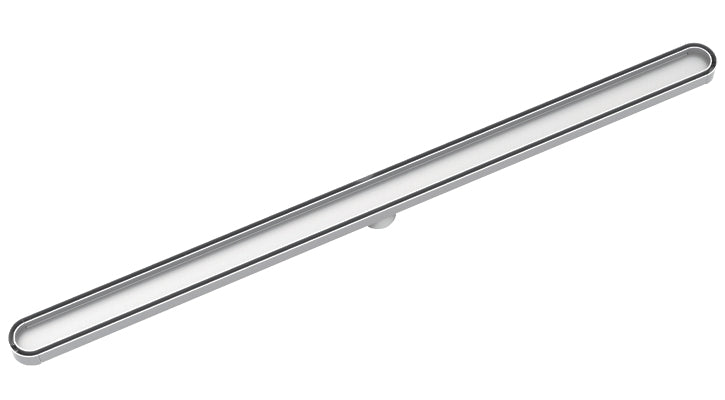 Infinity Drain  FCS Series Complete Kit with Discorectangle Tile Insert Frame