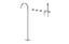Graff Sade - G-1853-C14U Floor-Mounted Tub Filler w/Wall-Mounted Handshower & Diverter