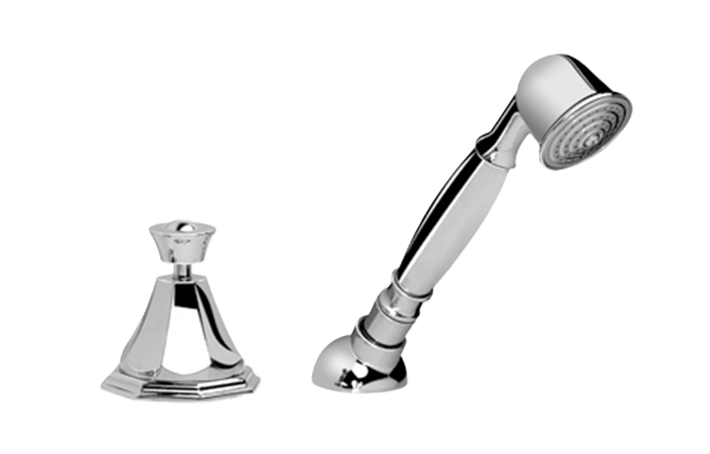 Graff Topaz - G-1955-T Deck-Mounted Handshower & Diverter (Trim) Main image