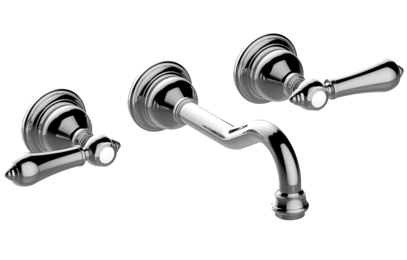 Graff Adley G-2530-LM34-T - Wall-Mounted Lavatory Faucet (Trim)