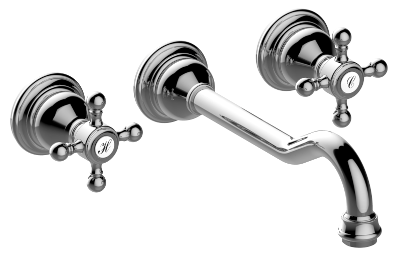 Graff Adley G-2531-C2-T - Wall-Mounted Lavatory Faucet (Trim) Main image