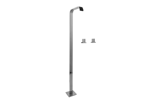 Graff Targa G-3615-C14 Floor-Mounted Vessel Filler W/Deck-Mounted Handles