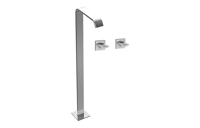 Graff Targa G-3615-C14U - Floor-Mounted Vessel Filler with Deck-Mounted Handles (Rough and Trim) Main image
